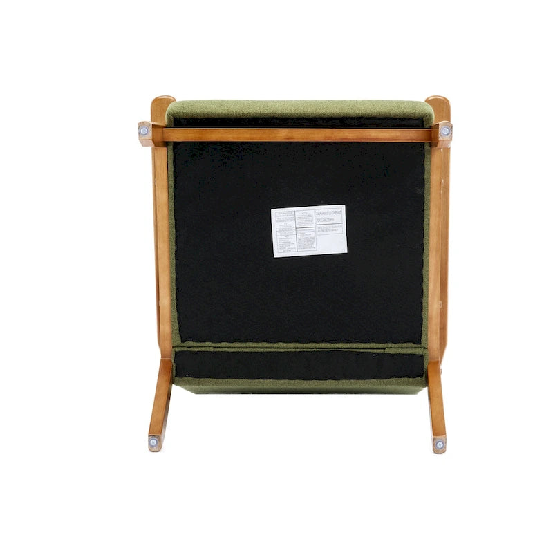 Fauteuil d'appoint capitonné 28,74 avec cadre en bois massif
