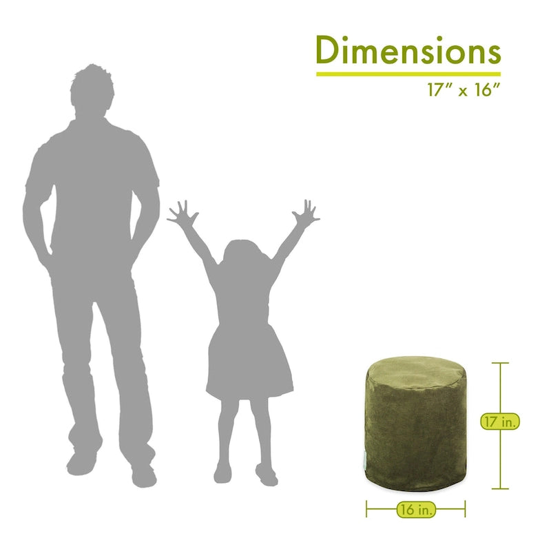 Collection Repose-pieds d'intérieur Pouf 16 L x 16 l x 17 H