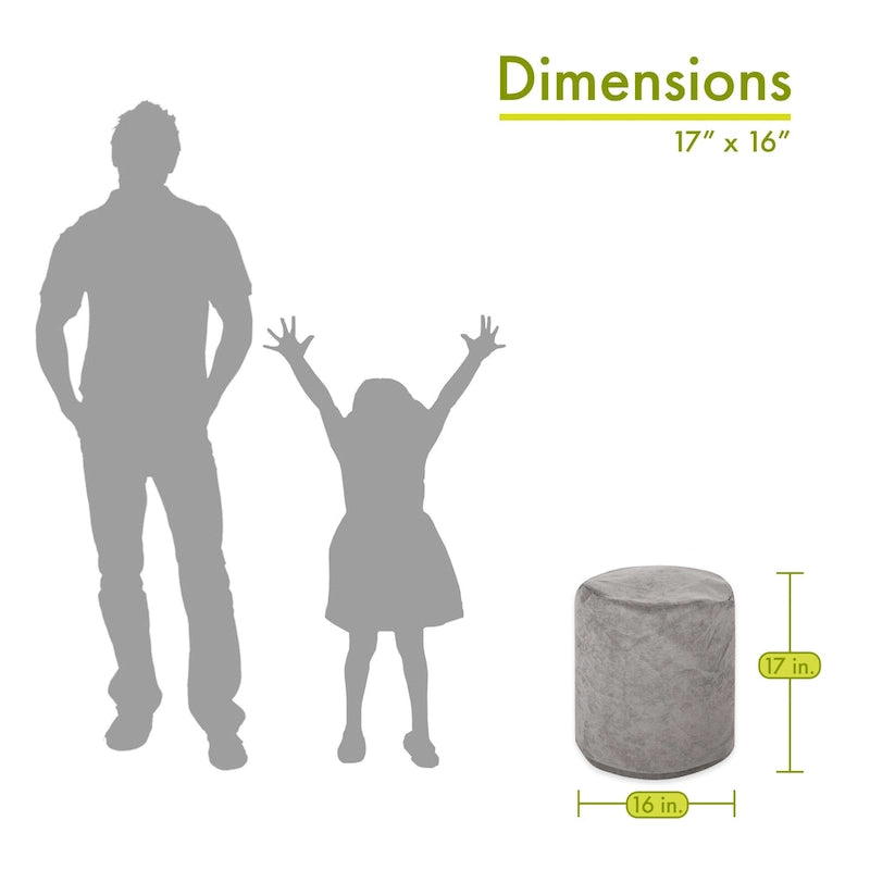 Collection Repose-pieds d'intérieur Pouf 16 L x 16 l x 17 H