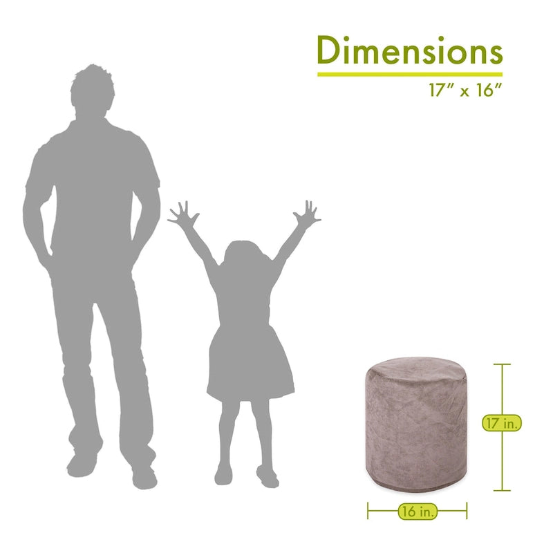 Collection Repose-pieds d'intérieur Pouf 16 L x 16 l x 17 H