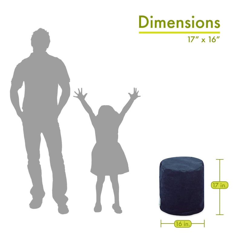 Collection Repose-pieds d'intérieur Pouf 16 L x 16 l x 17 H