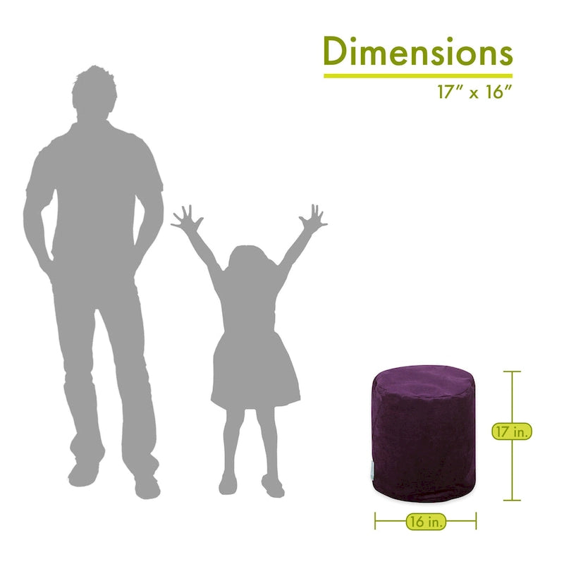 Collection Repose-pieds d'intérieur Pouf 16 L x 16 l x 17 H
