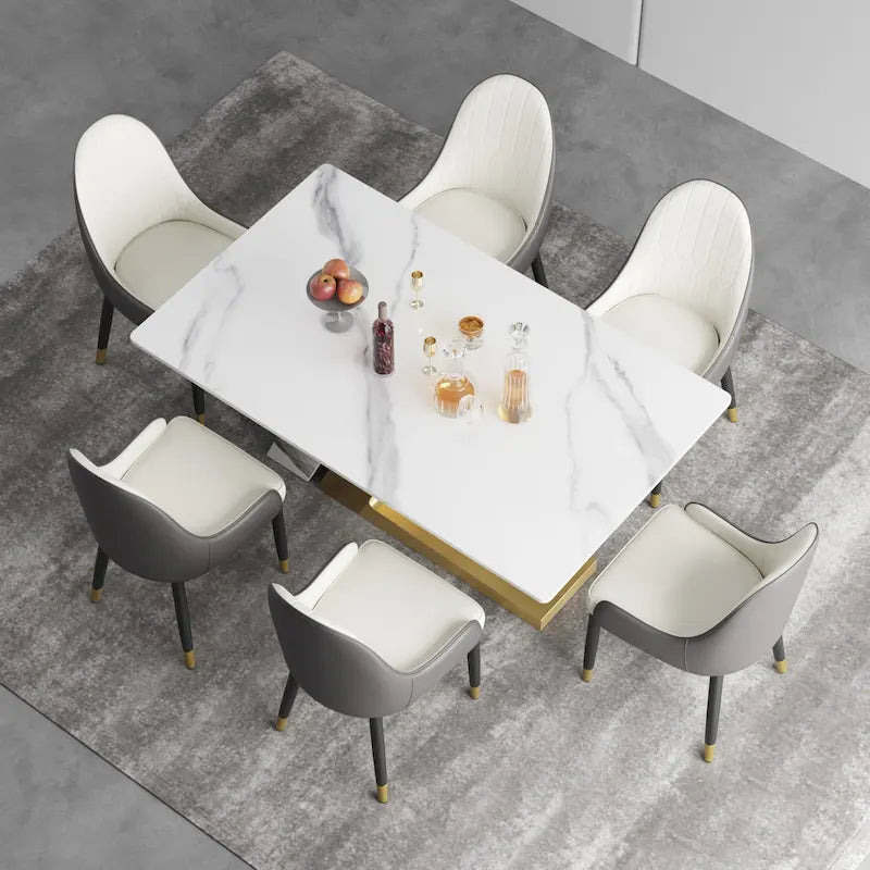 Modern-style sintered stone dining table