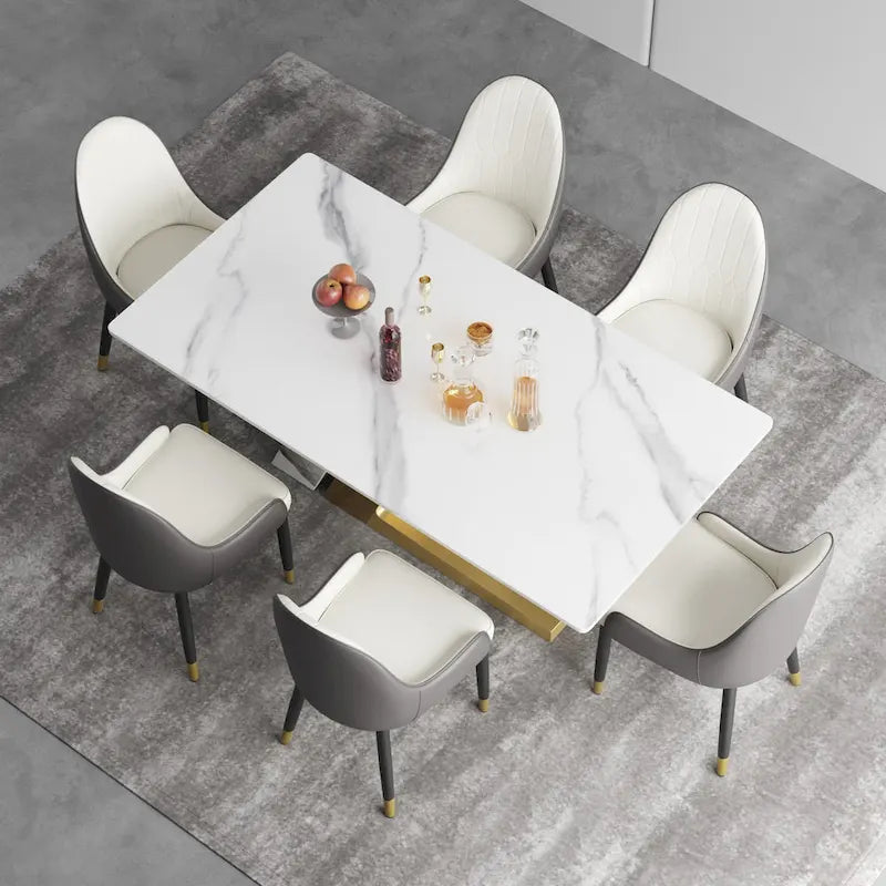 Modern-style sintered stone dining table