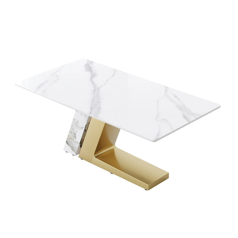 Modern-style sintered stone dining table