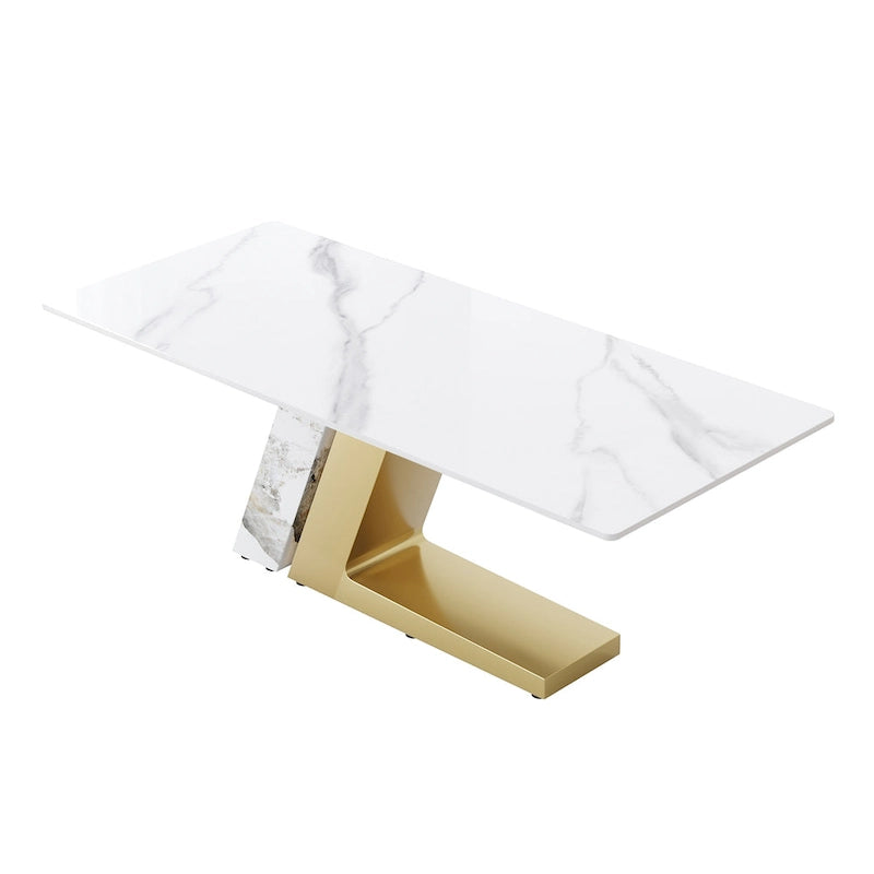 Modern-style sintered stone dining table