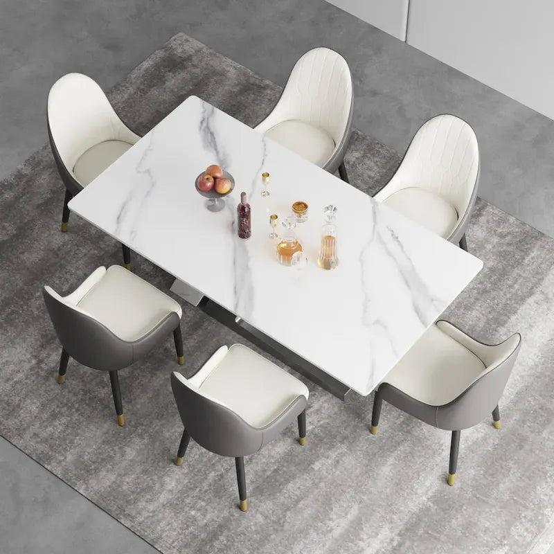 Modern-style sintered stone dining table