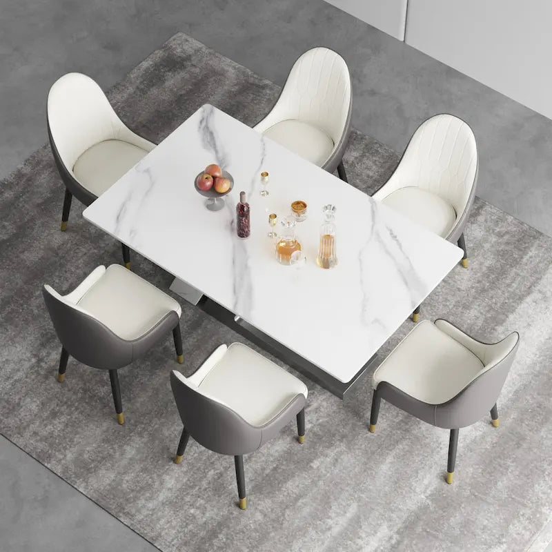 Modern-style sintered stone dining table