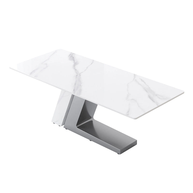 Modern-style sintered stone dining table