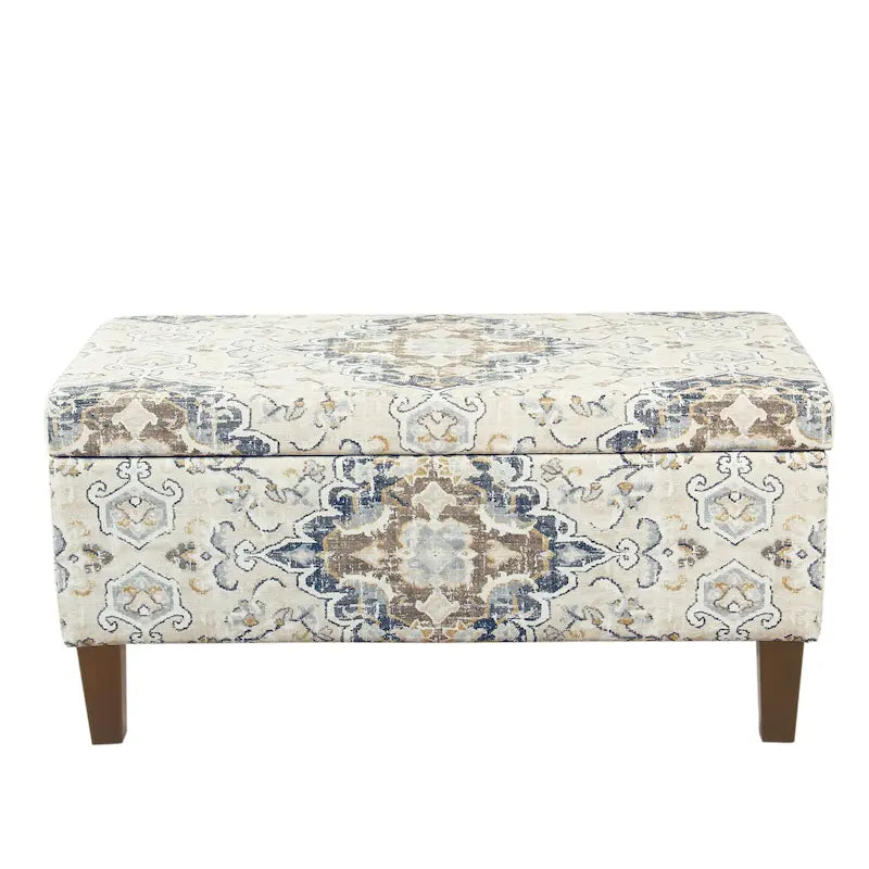 Banc de rangement décoratif