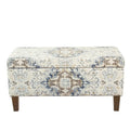 Banc de rangement décoratif