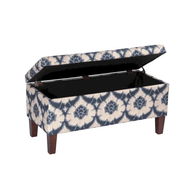Banc de rangement décoratif