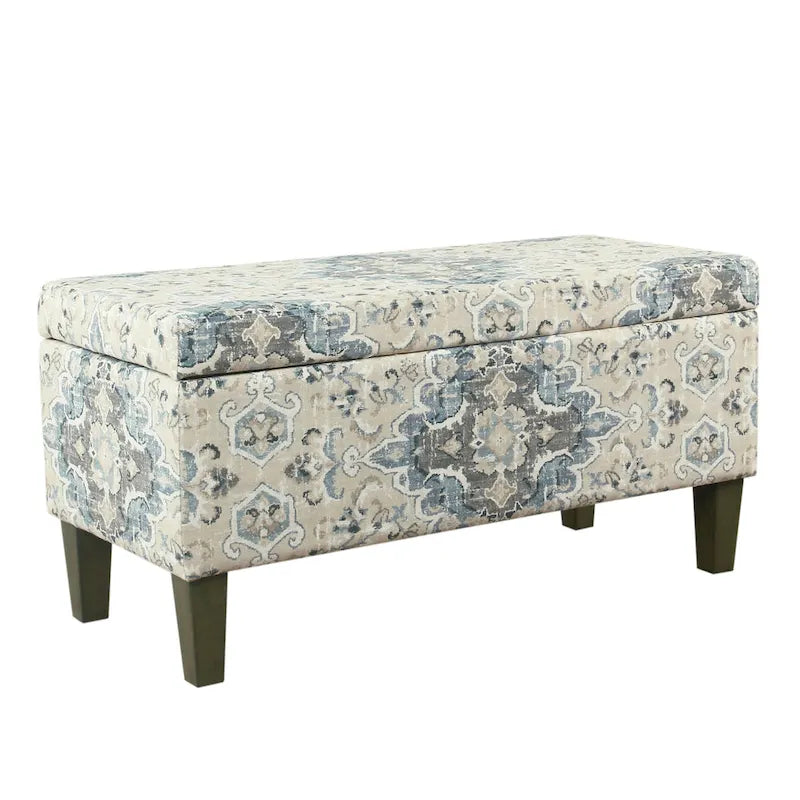 Banc de rangement décoratif