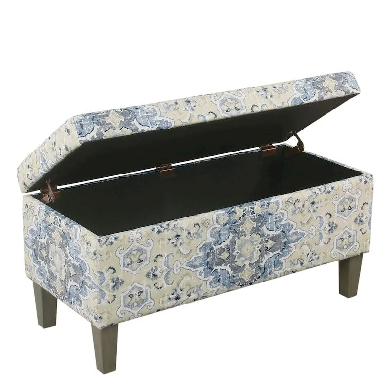 Banc de rangement décoratif