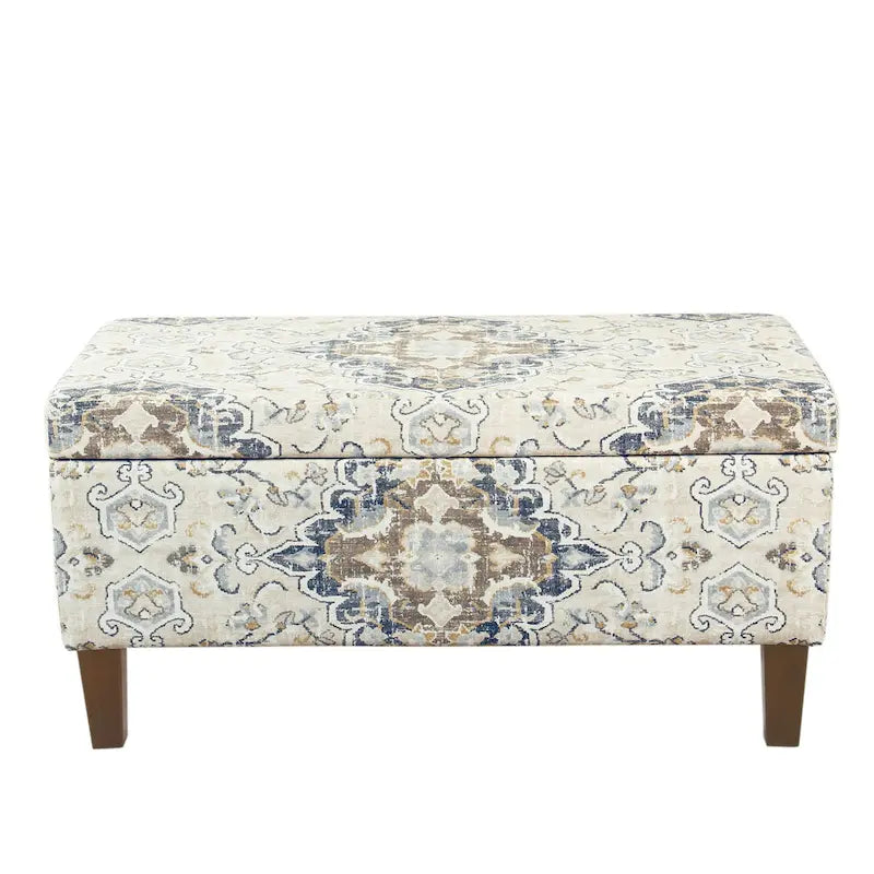 Banc de rangement décoratif