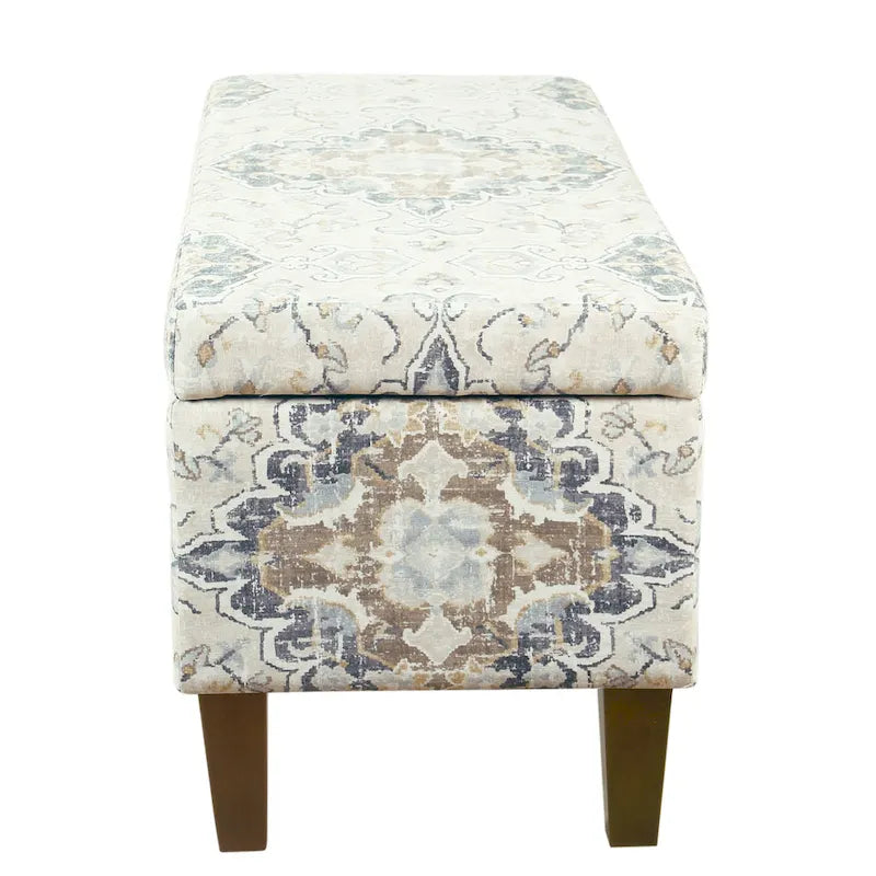 Banc de rangement décoratif
