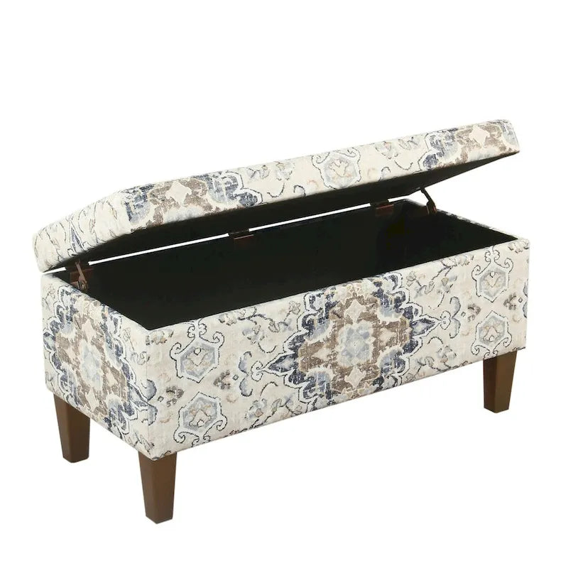 Banc de rangement décoratif