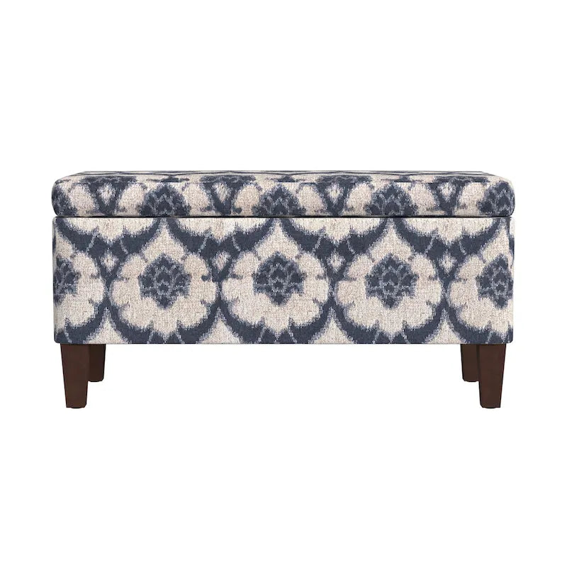 Banc de rangement décoratif