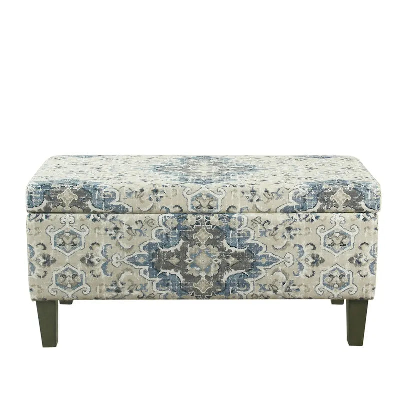 Banc de rangement décoratif