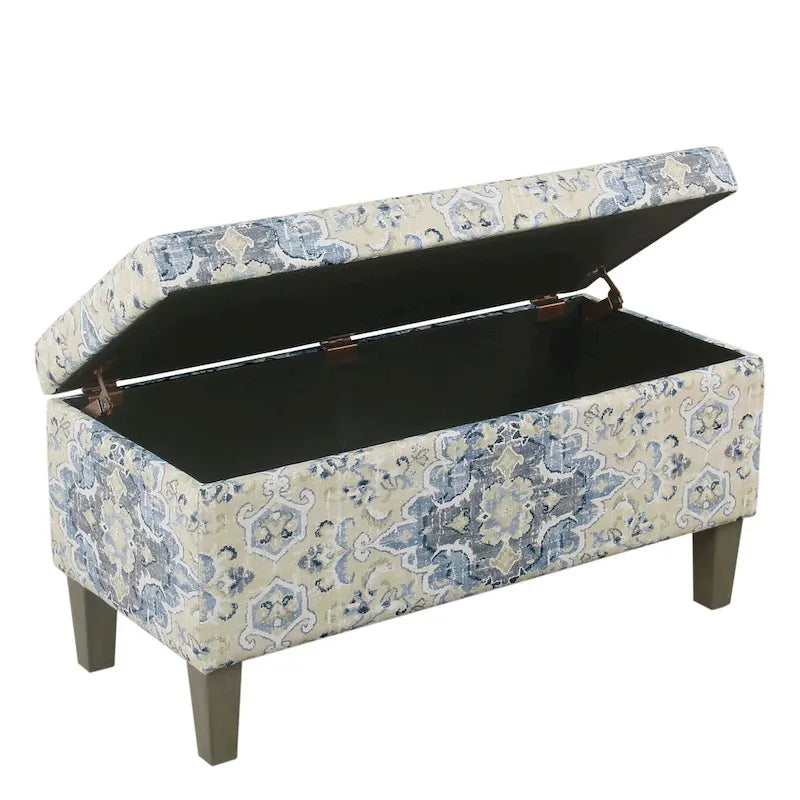 Banc de rangement décoratif