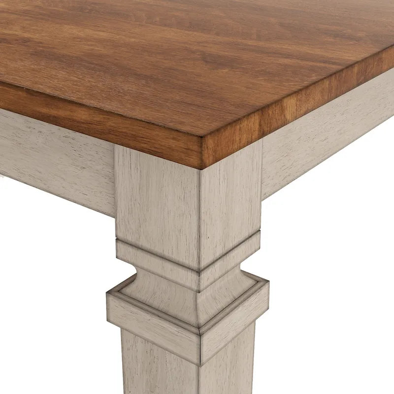 Wood Counter Height Dining Table