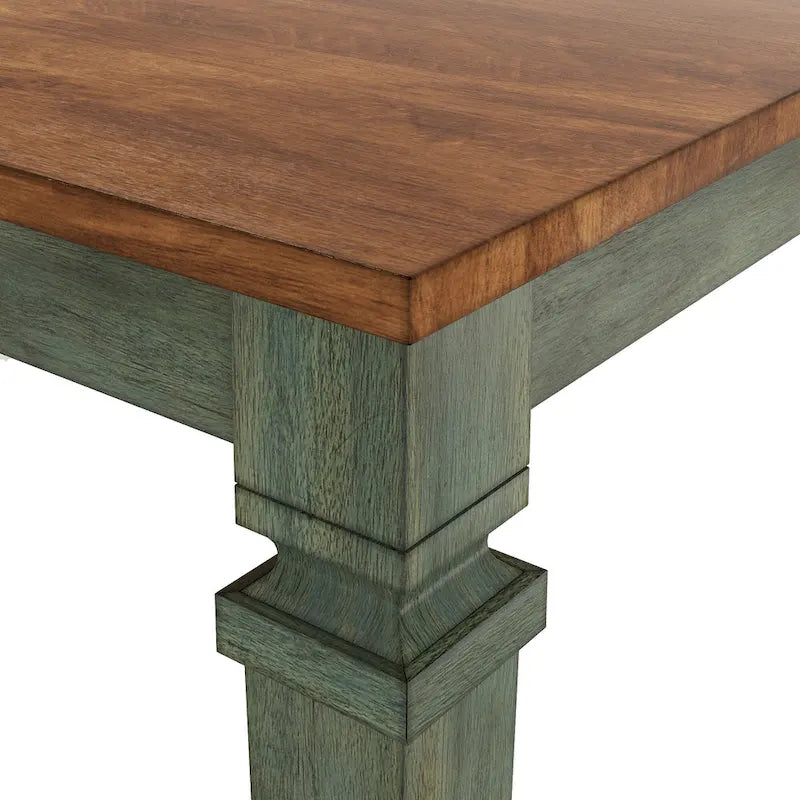 Wood Counter Height Dining Table