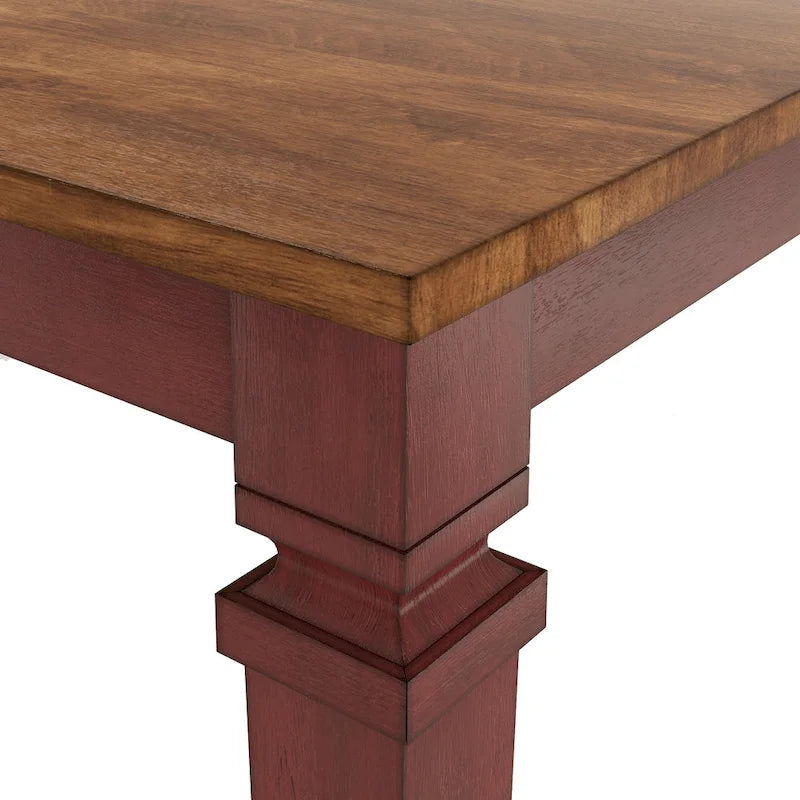 Wood Counter Height Dining Table