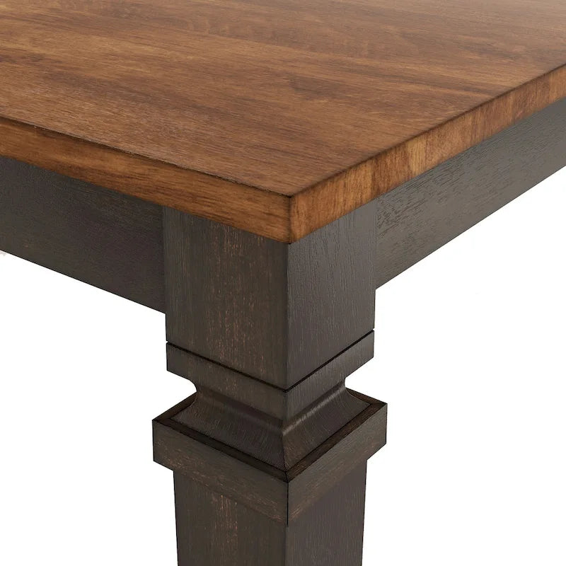 Wood Counter Height Dining Table