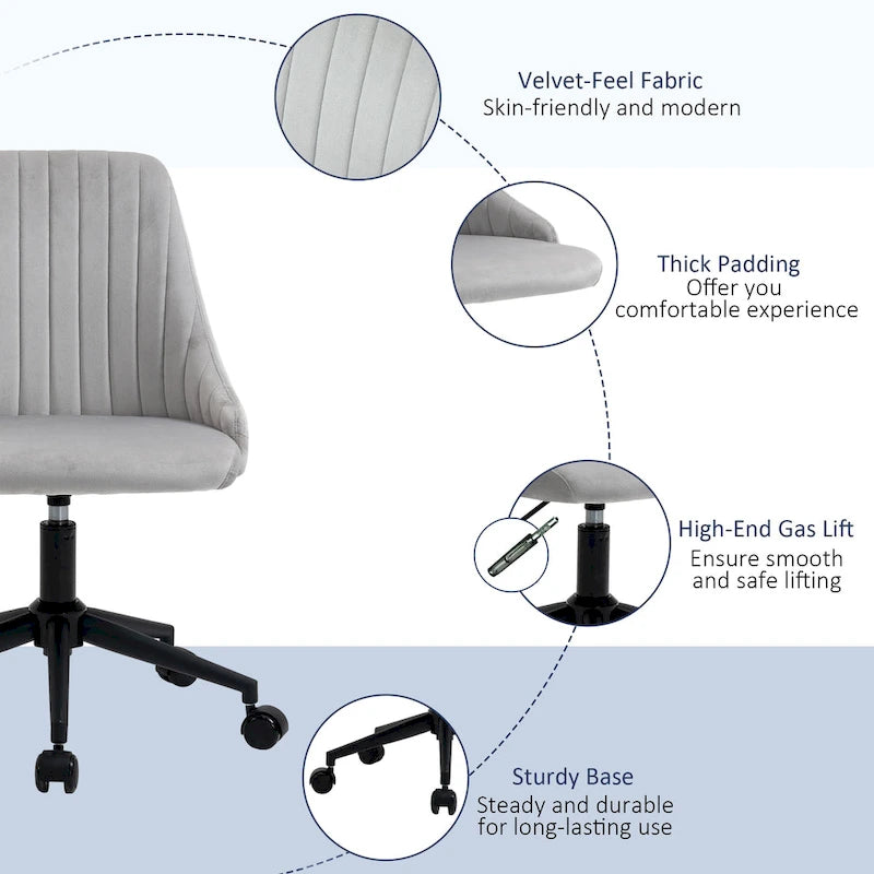 Chaise de bureau avec dossier