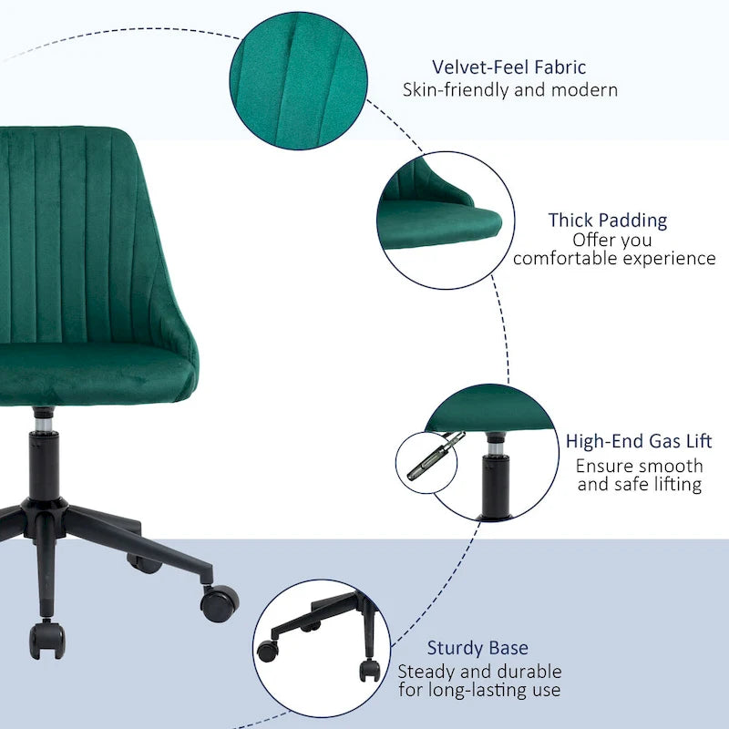 Chaise de bureau avec dossier