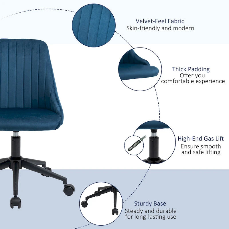 Chaise de bureau avec dossier