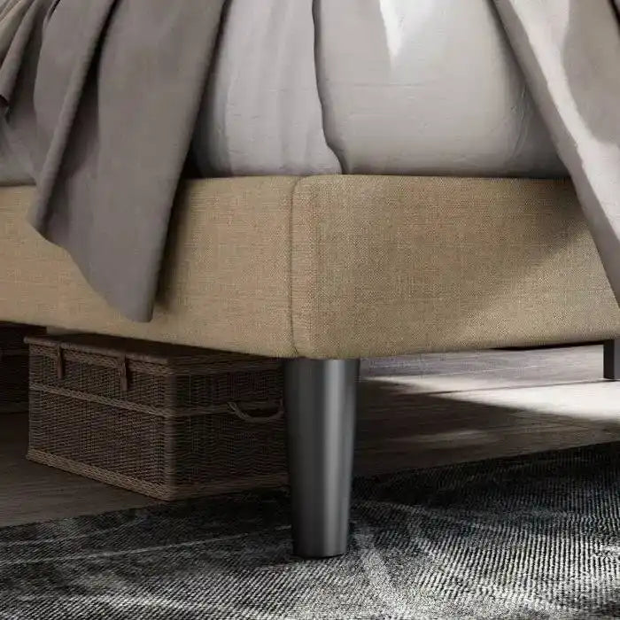 Upholstered linen bed