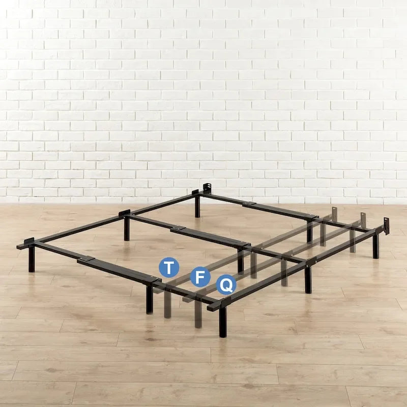 Priage by Zinus Compack 7 inch Twin/Full/Queen Adjustable Heavy Duty Bed Frame