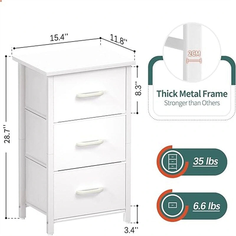 Petite commode de rangement pour chambre à coucher