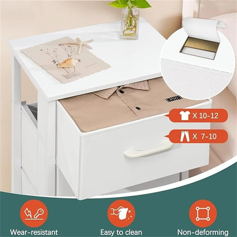 Petite commode de rangement pour chambre à coucher