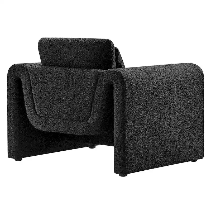 Boucle Upholstered Armchair