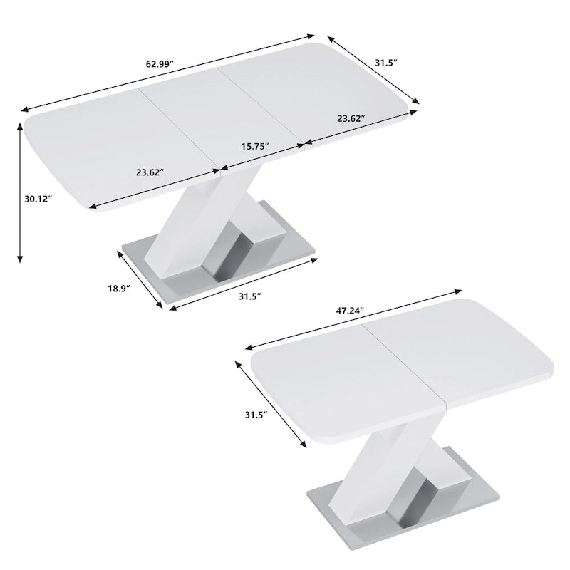 Table à manger extensible - S.O.