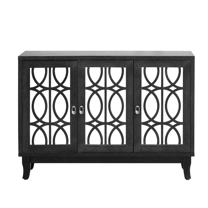 Buffet à 3 portes avec miroir