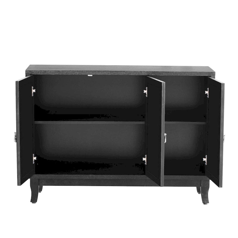 Buffet à 3 portes avec miroir