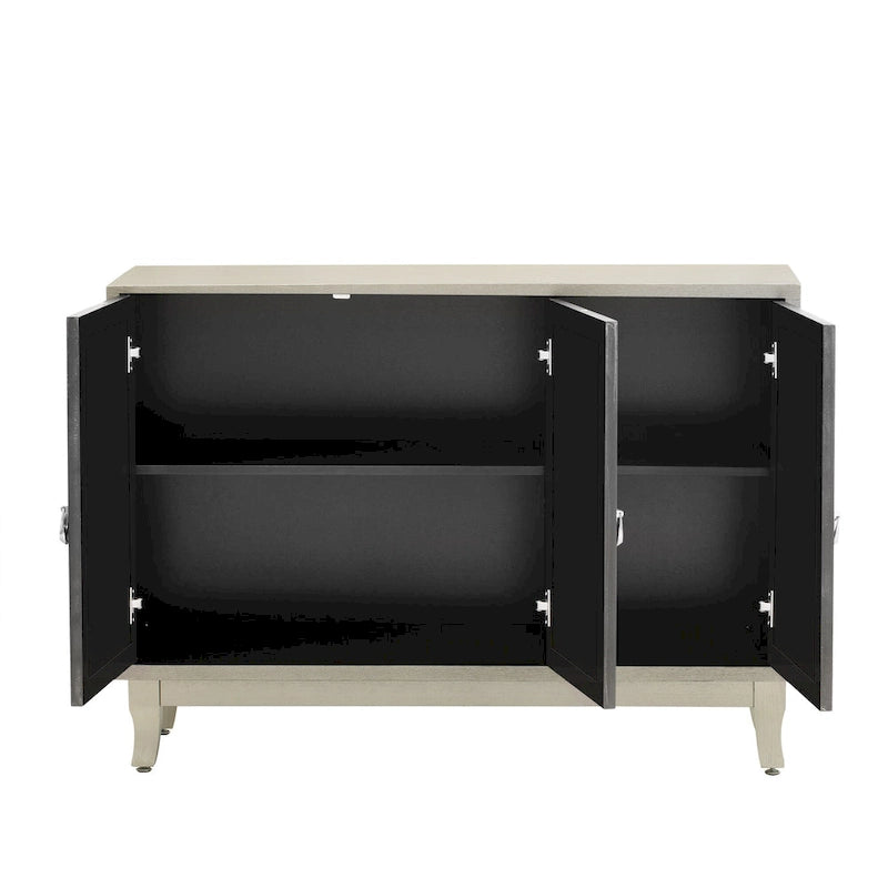 Buffet à 3 portes avec miroir