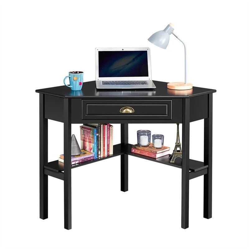 Bureau d'angle avec tiroir de rangement
