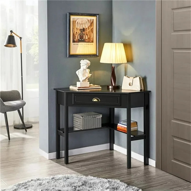 Bureau d'angle avec tiroir de rangement