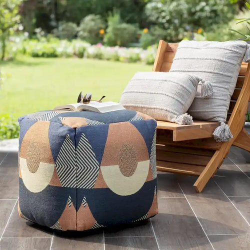 18 x 18 x 18 Square Indoor/Outdoor Pouf Ottoman