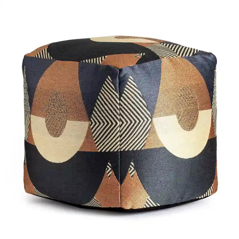 Pouf ottoman d'intérieur/extérieur carré 18 x 18 x 18