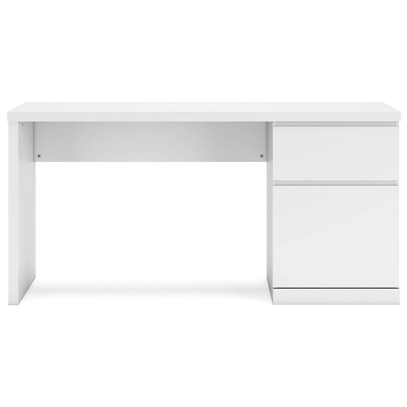 Bureau d'ordinateur blanc 60 po
