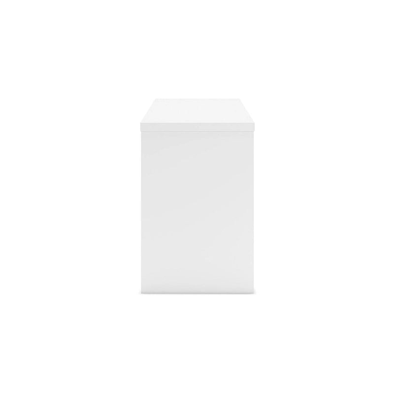 Bureau d'ordinateur blanc 60 po