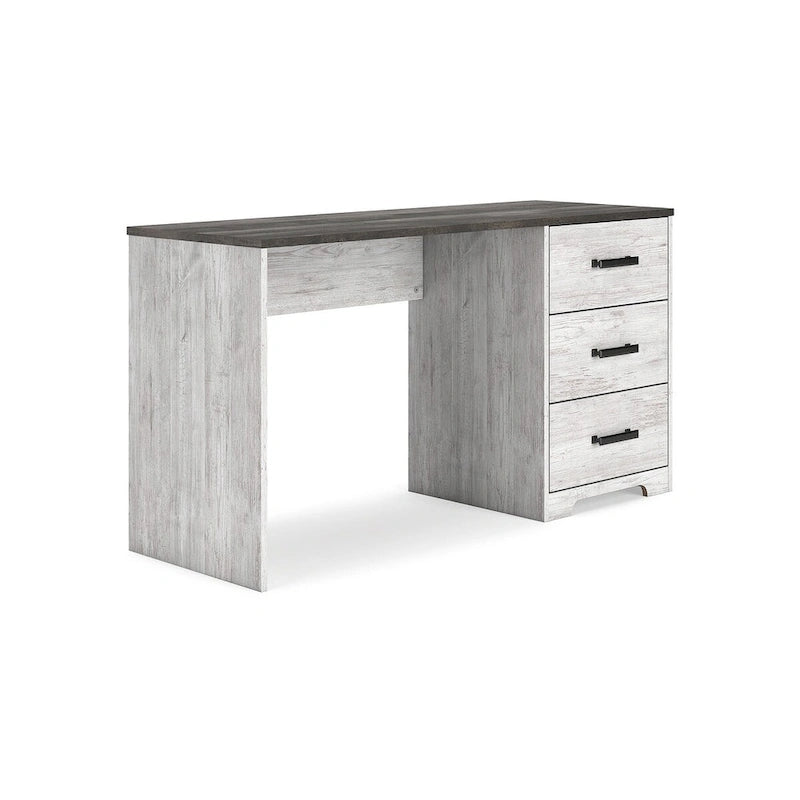 Bureau d'ordinateur 54 po blanc/gris