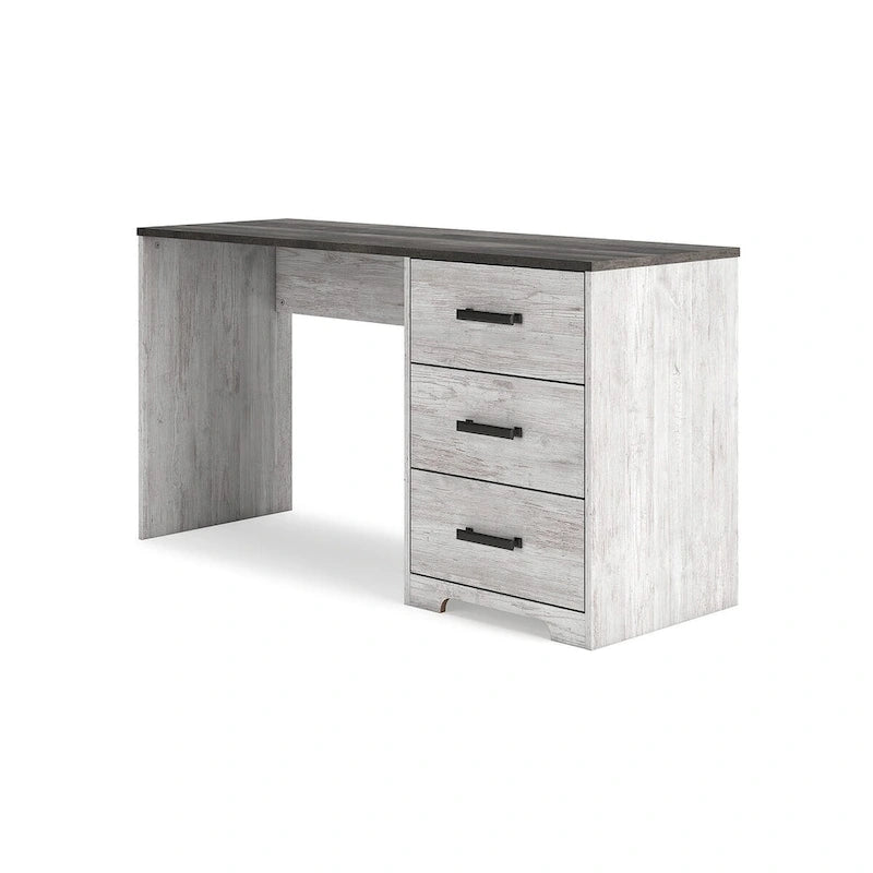 Bureau d'ordinateur 54 po blanc/gris