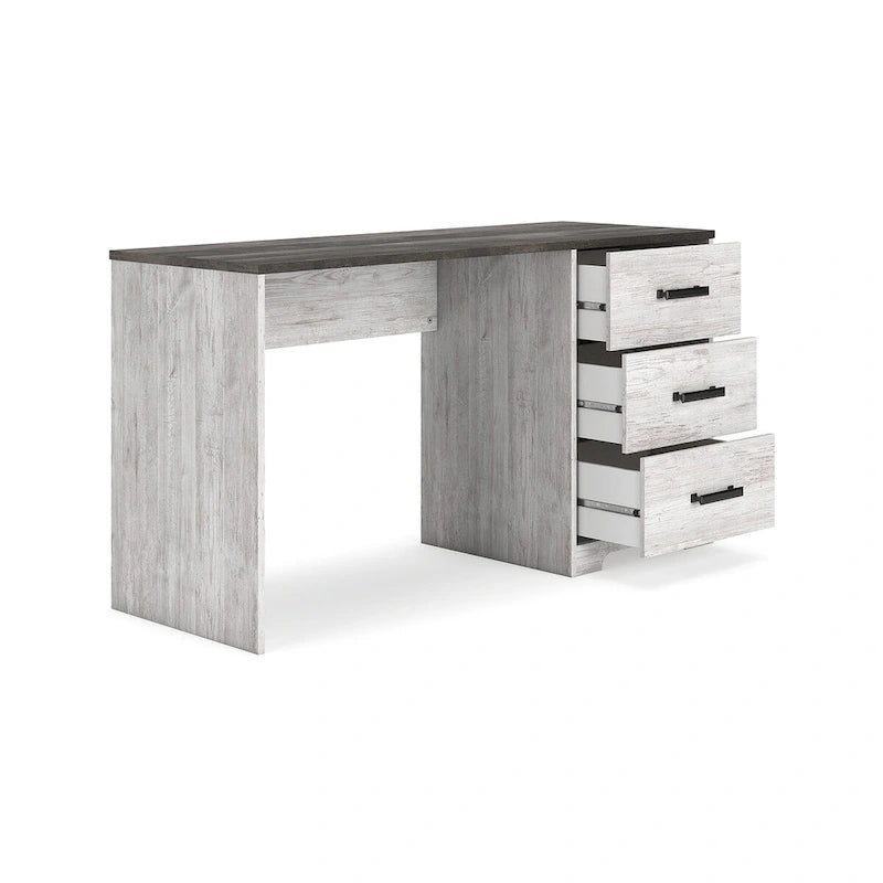 Bureau d'ordinateur 54 po blanc/gris