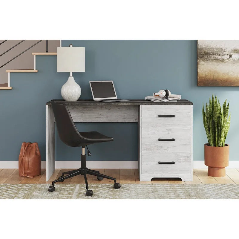 Bureau d'ordinateur 54 po blanc/gris